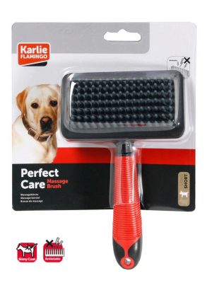 Karlıe Masaj Fırçası 19x12x4 Cm Kırm.-siyah