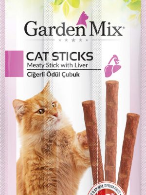 Gardenmix Ciğerli Kedi Stick Ödül 3*5g 50‘li