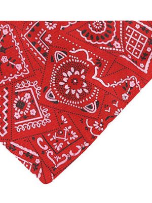 Karlıe Bandanalı Tasma 35-50cm Kırmızı