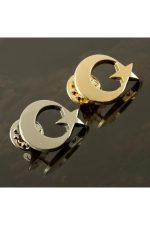 Ay Yıldız Yaka Rozet-Gümüş Rengi - Görsel 2