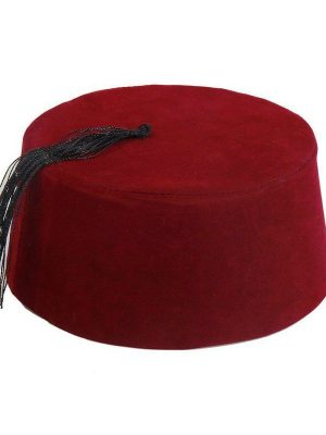 Bordo Renk Osmanlı Fesi Garson Boy 8 No 12-13 Yaş