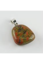 Unakit Doğaltaş Kolye Ucu-Yeşil - Görsel 2