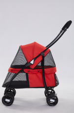 Tommy Evcil Hayvan Arabası Kırmızı 67*47*98cm - Görsel 2