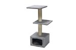 Beeztees Kedi Tırmalama, Gri, 38x38x91cm - Görsel 4