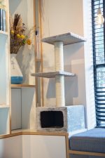 Beeztees Kedi Tırmalama, Gri, 38x38x91cm - Görsel 8