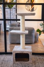 Beeztees Kedi Tırmalama, Gri, 38x38x91cm - Görsel 2