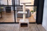 Beeztees Kedi Tırmalama, Gri, 38x38x91cm - Görsel 10
