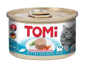 TOMI KEDI SOMONLU YAŞ MAMA 85 GR X 6 ADET