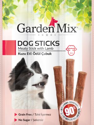 GARDENMIX KUZU ETLI KÖPEK STICK ÖDÜL 3X11 GR X 6 ADET