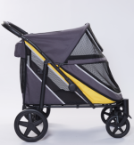 Tommy Evcil Hayvan Arabası Gri 112*65*100cm Max 40kg - Görsel 3