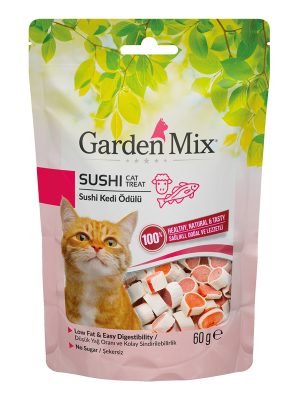GARDEN MIX KUZULU SUSHI KEDI ÖDÜLÜ 60 GR X 4 ADET