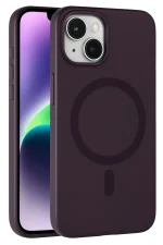 Joko Apple iPhone 14 Tuna PC Slim Magsafe Kapak - Derin Mor