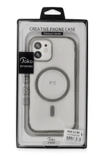 Joko iPhone 12 Hilton Magsafe Kapak - Lacivert - Görsel 4