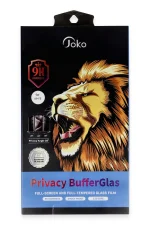 Joko iPhone 14 Buffer Hayalet Cam Ekran Koruyucu - Siyah