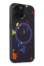 Joko iPhone 14 Pro Colorful Magsafe Kapak - Derin Mor