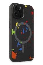 Joko iPhone 14 Pro Colorful Magsafe Kapak - Siyah
