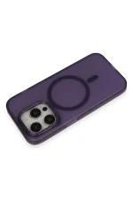 Joko iPhone 14 Pro Frost Standlı Magsafe Kapak - Derin Mor - Görsel 3