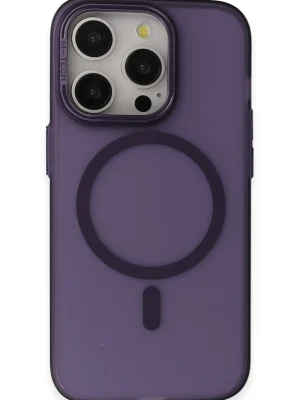 Joko iPhone 14 Pro Frost Standlı Magsafe Kapak - Derin Mor