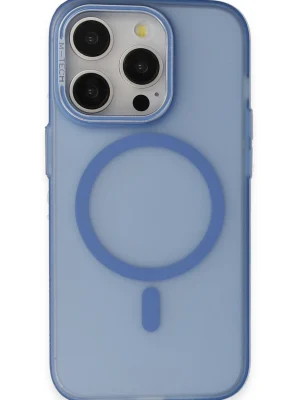 Joko iPhone 14 Pro Frost Standlı Magsafe Kapak - Sierra Blue