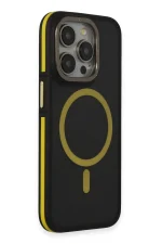 Joko iPhone 14 Pro Kılıf Rocky Magsafe Kapak - Siyah-Sarı - Görsel 2