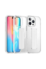 Joko iPhone 14 Pro Max Kılıf Alfa Magsafe Standlı Kapak - Şeffaf