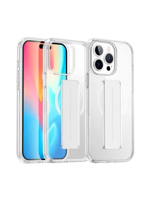 Joko iPhone 14 Pro Max Kılıf Alfa Magsafe Standlı Kapak - Şeffaf