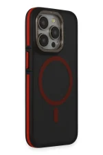 Joko iPhone 14 Pro Max Kılıf Rocky Magsafe Kapak - Siyah-Kırmızı - Görsel 2