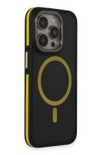 Joko iPhone 14 Pro Max Kılıf Rocky Magsafe Kapak - Siyah-Sarı - Görsel 2