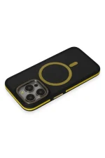 Joko iPhone 14 Pro Max Kılıf Rocky Magsafe Kapak - Siyah-Sarı - Görsel 3