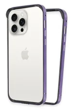 Joko iPhone 14 Pro Max Land Bumper Koruma Kapak - Derin Mor