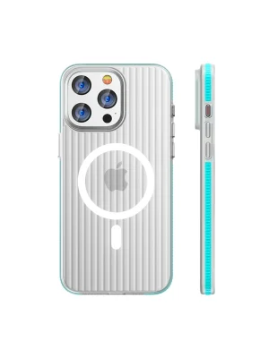 Joko iPhone 14 Pro Max Line Magsafe Kapak - Mavi