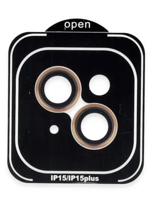 Joko iPhone 14 PVD Metal Kamera Lens - Turuncu