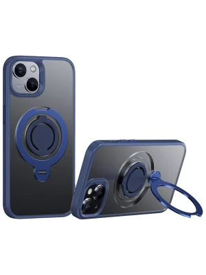 Joko iPhone 15 Avatar 360 Dönen Magsafe Kapak - Lacivert