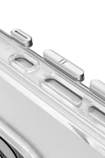 Joko iPhone 15 Gleam PC Sert Magsafe Kılıf - Şeffaf-Siyah - Görsel 3