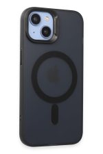 Joko iPhone 15 Kılıf Mateks Magsafe Kapak - Siyah - Görsel 2