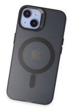 Joko iPhone 15 Kılıf Mateks Magsafe Kapak - Siyah - Görsel 3