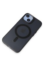 Joko iPhone 15 Kılıf Mateks Magsafe Kapak - Siyah - Görsel 6