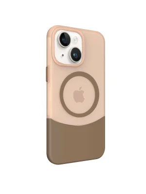 Joko iPhone 15 PC Suit Magsafe Kapak - Kahverengi