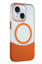Joko iPhone 15 PC Suit Magsafe Kapak - Turuncu