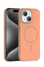 Joko iPhone 15 Plus Broş Magsafe Kapak - Çöl Titanyum