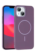 Joko iPhone 15 Plus Broş Magsafe Kapak - Mor
