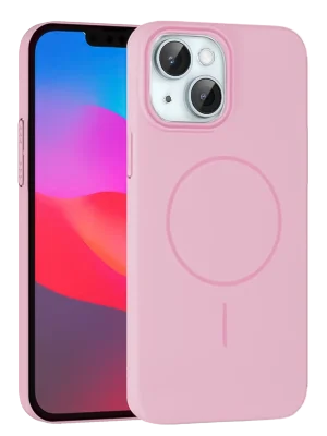 Joko iPhone 15 Plus Broş Magsafe Kapak - Pembe