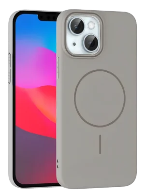 Joko iPhone 15 Plus Broş Magsafe Kapak - Titan Gri