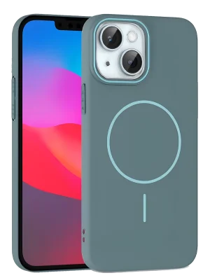 Joko iPhone 15 Plus Broş Magsafe Kapak - Turkuaz