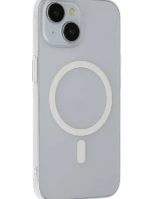 Joko iPhone 15 Plus Tuna PC Slim Magsafe Kapak - Şeffaf