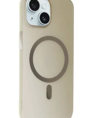 Joko iPhone 15 Plus Tuna PC Slim Magsafe Kapak - Titan Gri