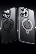 Joko iPhone 15 Pro Avatar 360 Dönen Magsafe Kapak - Titan Gri - Görsel 4