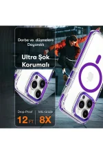 Joko iPhone 15 Pro Bella Magsafe Kapak - Gri - Görsel 6