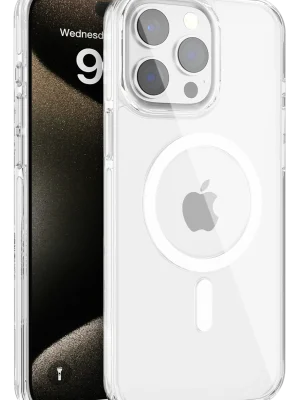 Joko iPhone 15 Pro Gleam PC Sert Magsafe Kılıf - Şeffaf