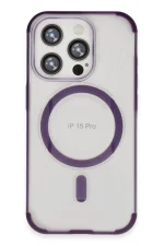 Joko iPhone 15 Pro Hilton Magsafe Kapak - Derin Mor